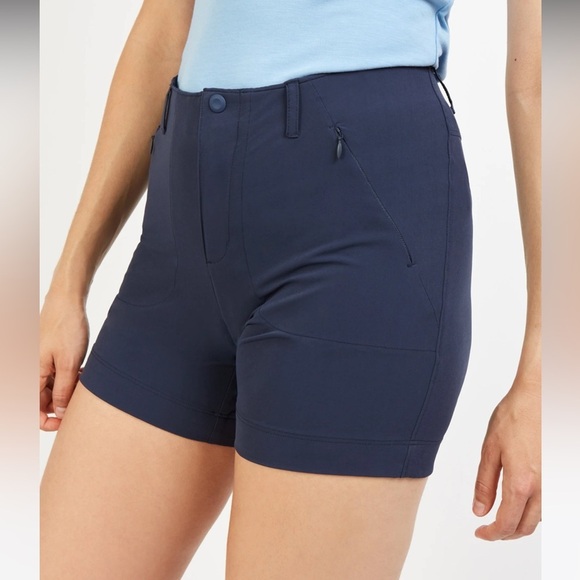 Fig Clothing Women's Navy Blue Del Shorts Size 6 Active Work Out Gym Hiking NWT - Picture 8 of 8